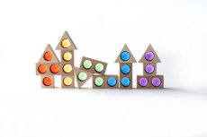 Sada 5 čtverců + 5 trojúhelníků + 5 obdélníků kuk-kostky