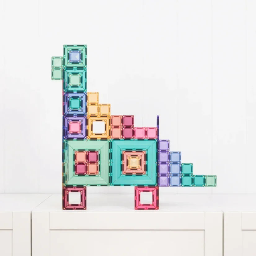 Connetix Tiles | Bright Portal Pastel | sada 48 ks