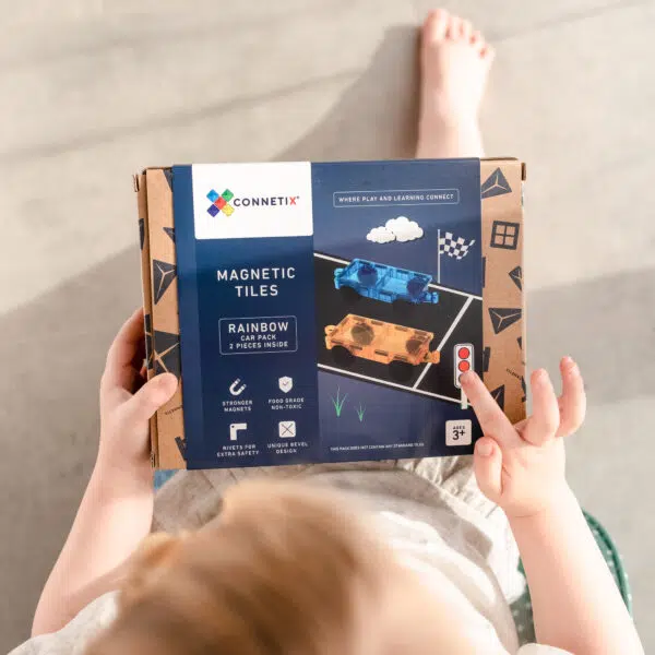 Connetix Tiles | 2 kusy | základ pro auta