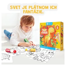 Jar Melo Farby v tube s omaľovánkami 8 ks