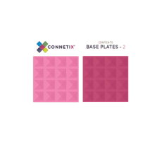 Connetix Tiles | 2 kusy | Pink & Berry Pack | základní deska