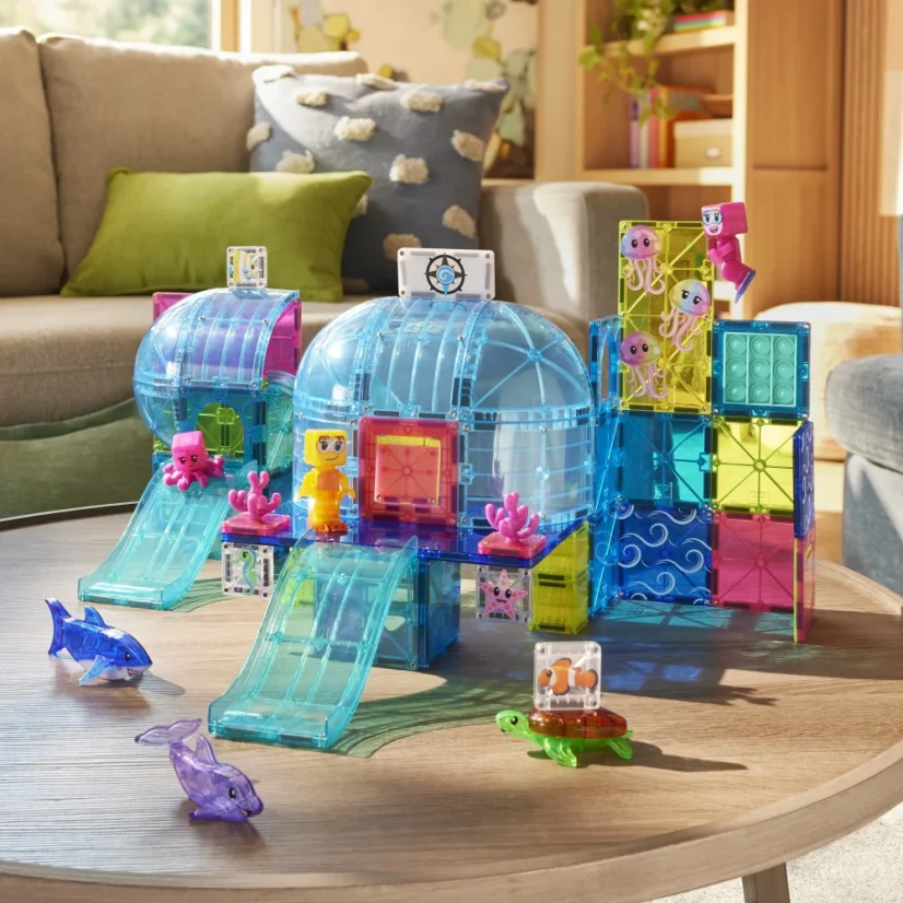 MAGNA-TILES  | Magnetická stavebnice Undersea Adventure | 58 dílů