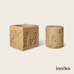 Inniko | Obtiskovací kostka s válečkem 2v1 | Betlém