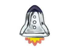 PARTYDECO | Párty tanieriky | Raketa 21.5x29.5cm, mix 6ks