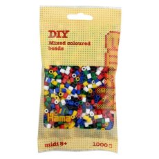 HAMA | Zažehlovací korálky | MIDI - MIX základních barev 1.000ks