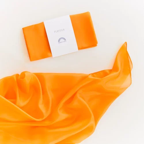 Sarah's Silks Hedvábný šátek - Barva: oranžová