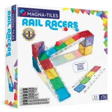 Magna Tiles | Magnetická stavebnica | Rail Racers 33 dielov