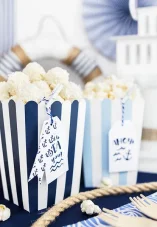 PARTYDECO | Krabičky na popcorn | Malé lietadlá, 3ks