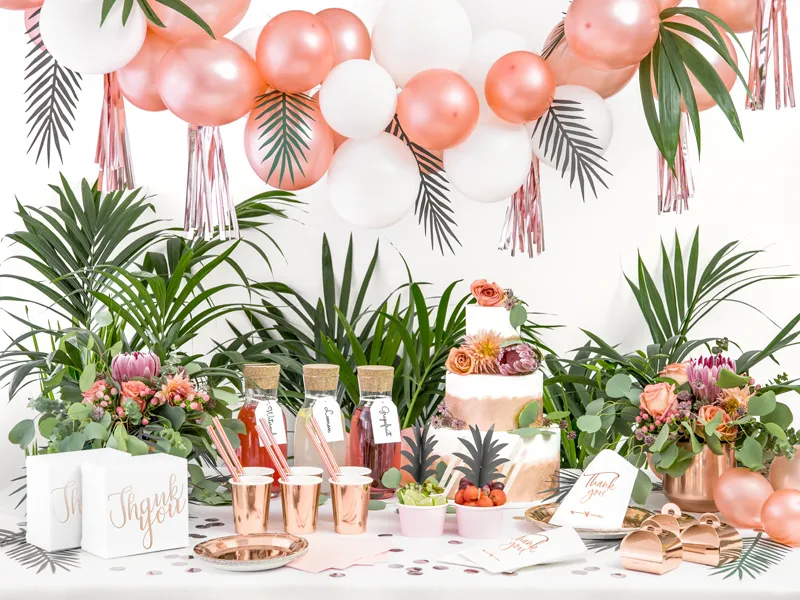 PARTYDECO | Girlanda | Aloha, Tropické listy, 1,25 m