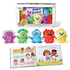 Learning Resources | Sada plyšových figurek s knihou