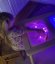 Glo Pals senzorické kostky svítící ve vodě - fialové