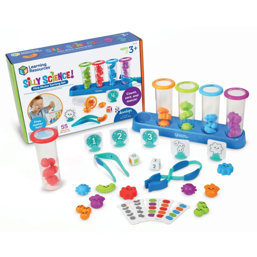 Learning Resources | Silly Science – triediaca sada na rozvoj jemnej motoriky.