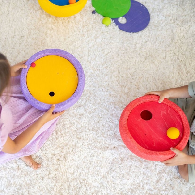 Grimm’ s - Vkládací disky do balančního kamene Stapelstein Warm Classic