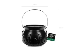 PARTYDECO Kotlíkový hrnec, 18x13.5cm, černý