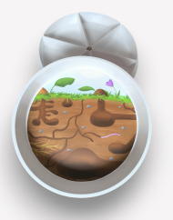 Pod zemou – Podložka do PlayTray