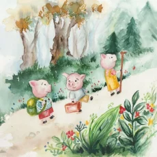 O třech prasátkách