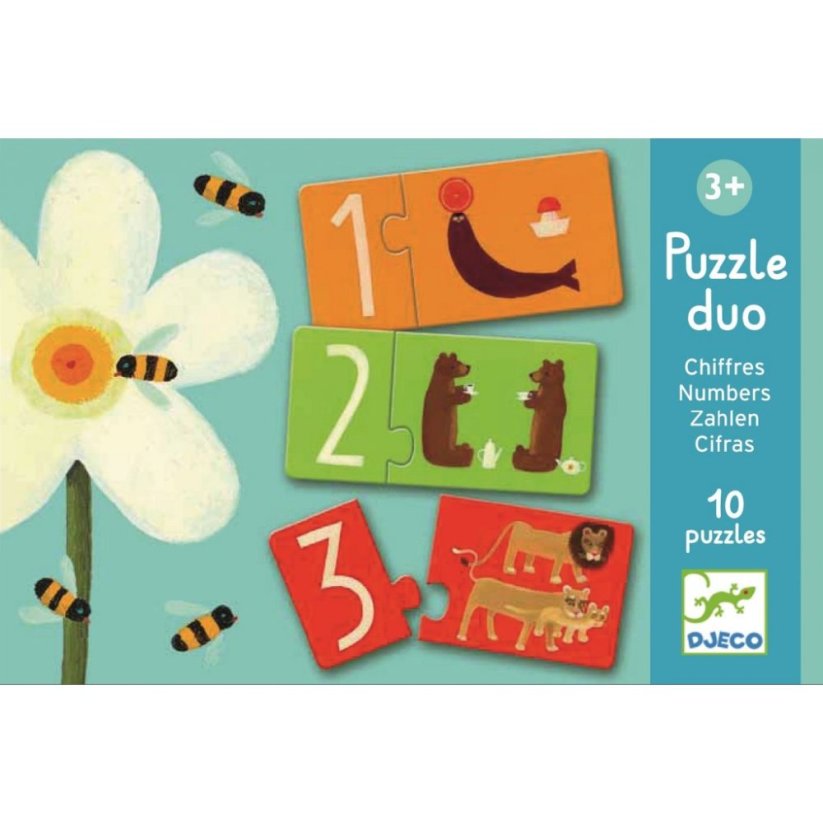 DJECO Duo Puzzle Čísla
