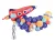 PARTYDECO Balóniková girlanda Raketa 154x130cm