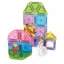 Magna Tiles | Magnetická stavebnice microMAGS | Spring Garden | Cestovní sada 24 dílů