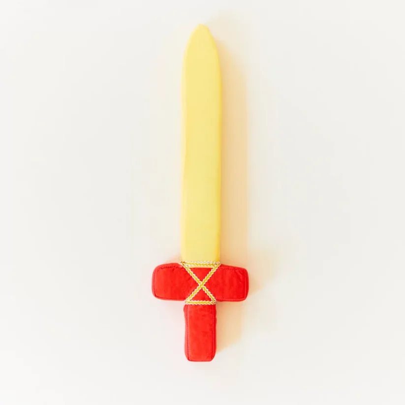 Sarah's Silks Měkký hedvábný meč (červený)