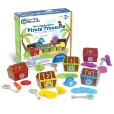 Learning Resources | Třídění | Pirátský poklad s překvapením