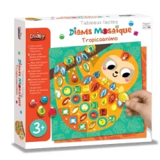 Crea Lign Diamantová mozaika Tropické zvířata 3+