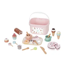 Tooky Toy | Čajový set s dezerty v kbelíku
