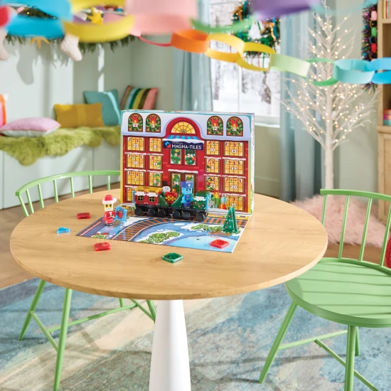 Magna Tiles | Magnetická stavebnice microMAGS | Adventní kalendář 34 dílů