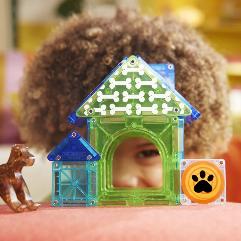 Magna Tiles | Magnetická stavebnice | Dog House 13 dílů