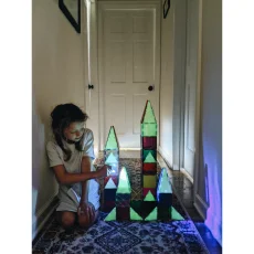 Magna Tiles | Magnetická stavebnica | Glow 16 dielov