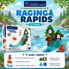 MAGNA-TILES | Magnetická stavebnica Raging Rapids | 27 dielov
