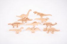 TickiT Drevené figúrky Dinosaury