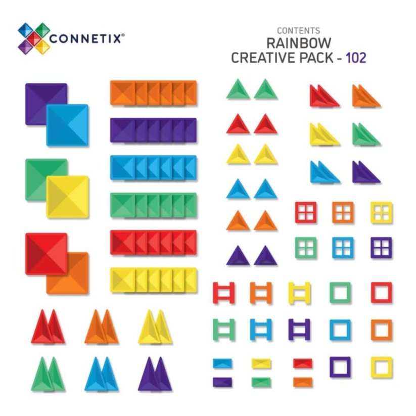 Connetix Tiles 102 kusov