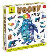 Ludattica | Drevené puzzle | Polárne zvieratká - Woody