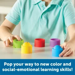 Learning Resources Pop It - Farebné emócie