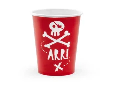 PARTYDECO Párty kelímky Piráti, mix 6ks