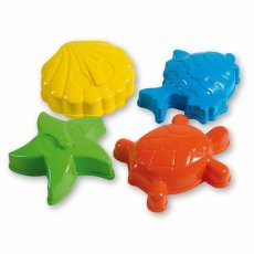 Androni Tvořítka na písek 4 kusy - mořský svět