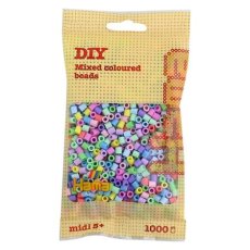 HAMA | Zažehlovací korálky | MIDI - MIX pastelových barev 1.000ks