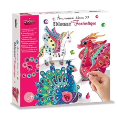 Crea Lign | 3D zvieratká Diamantová mozaika | Fantázia 5+