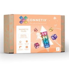Dlaždice Connetix | Štvorce | 40 ks Pastel