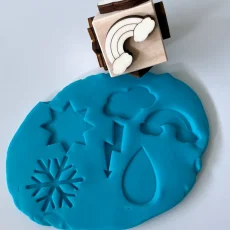 Počasí - obtiskávací kostka