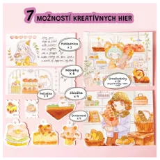 Jar Melo Kreatívna kniha Maľovanie vodovými farbami Dessert Princess