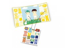 DJECO Premiestniteľné samolepky pre najmenších Oblečenie