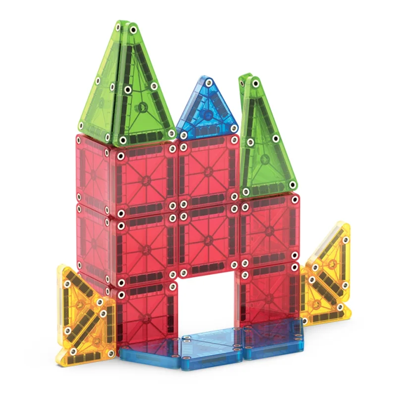 Magna Tiles | Magnetická stavebnica microMAGS | Cestovná sada 26 dielov