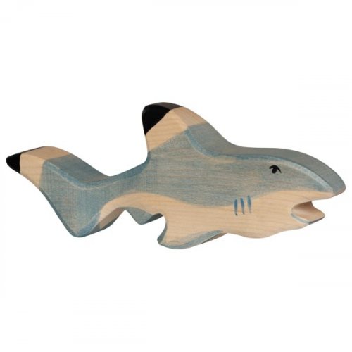 Holztiger - Žralok - vyřezávané zvířátko ze dřeva