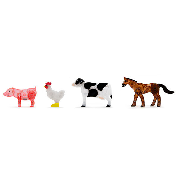 Magna Tiles | Zvířátka na farmě | 25 ks