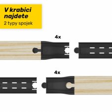 Intelino® | Spojky pro dřevěné kolejnice