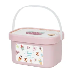 Tooky Toy Čajový set s dezerty v kbelíku