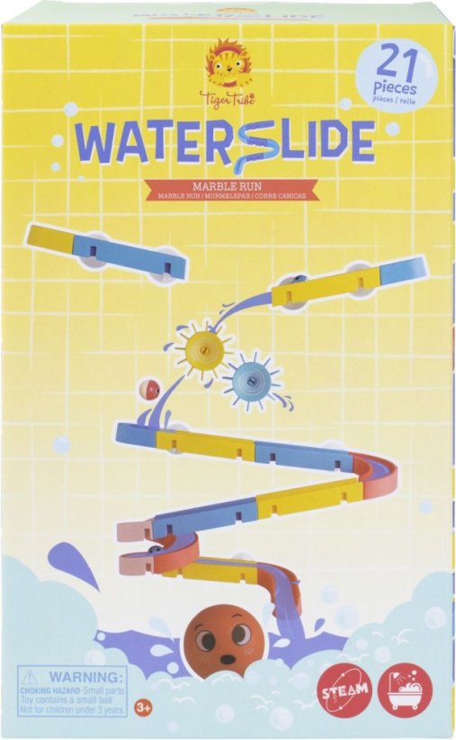 Stavebnice do vane Tiger Tribe - Waterslide - Marble Run