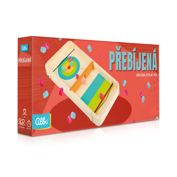 Albi | Dřevěná stolní hra | Přebíjená